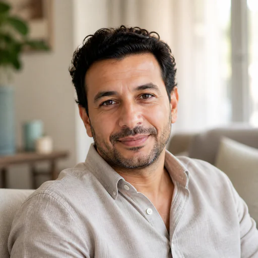 Representative portrait for a patient testimonial from Libya